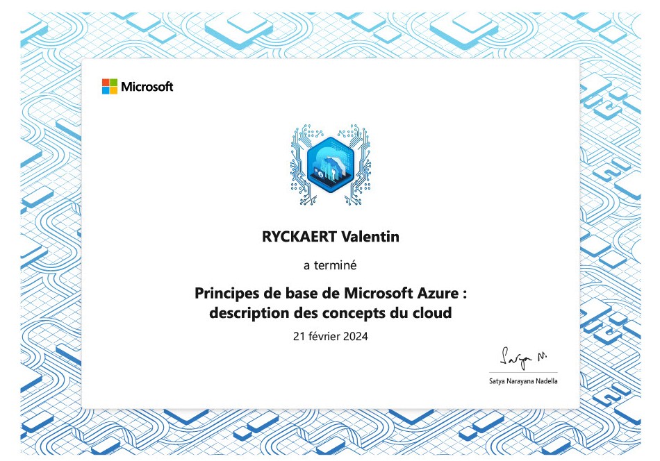 certificat