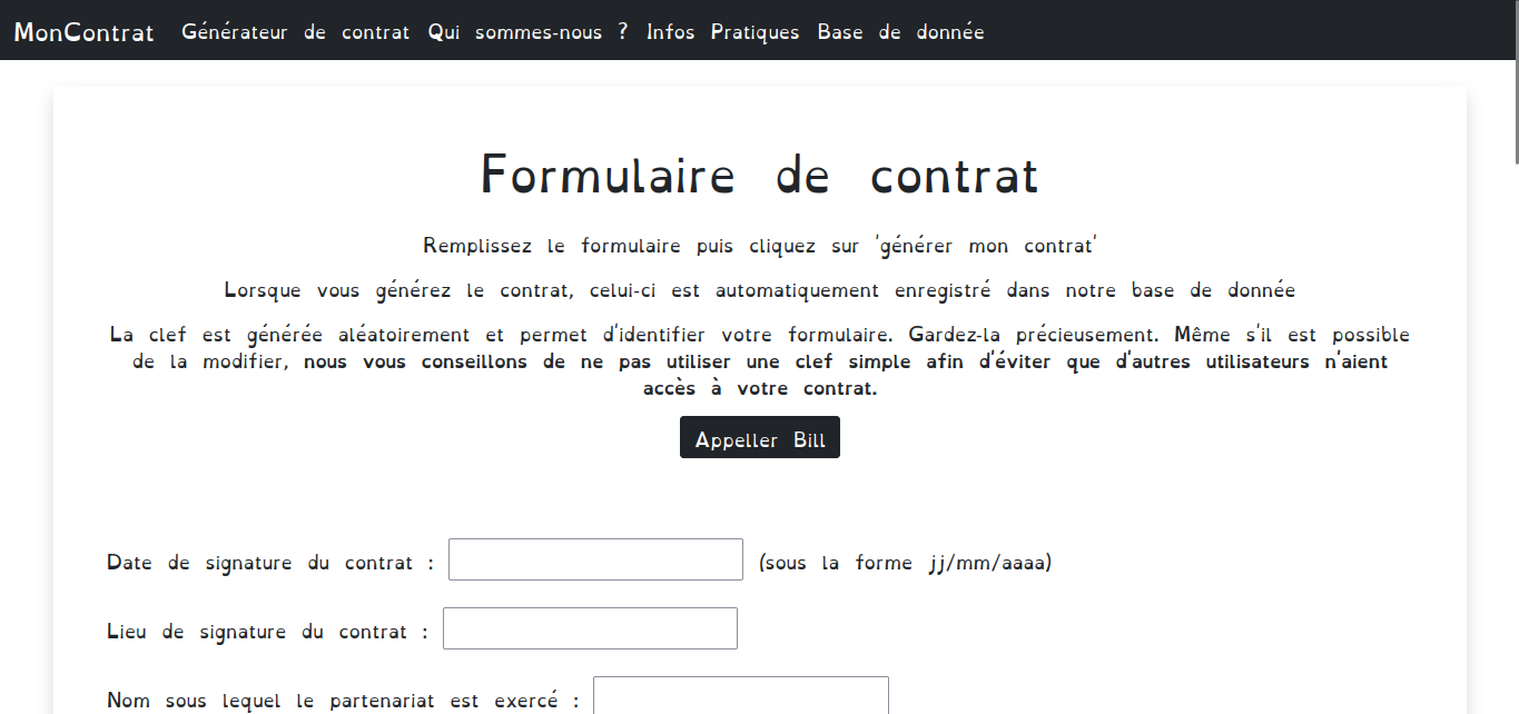 site de moncontrat